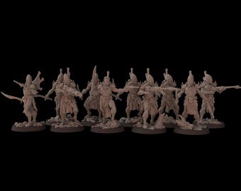 Aeterni Urzeitliche Sturmtruppen – Miniaturen fliegender Untoter Krieger aus der Dark Fantasy