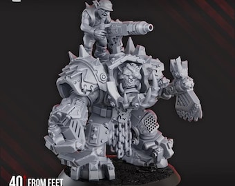 Da Great Arma Boss | DakkaDakka - compatible | Savage Sci-Fi Horde | Grimdark Warriors Squad | Dakkadakka Collection