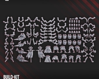 Harvester Collection – Witnesses of the Cosmic 3D Printed ABS-Like 12K High-Definition Resin Miniatures for Tabletop Wargames