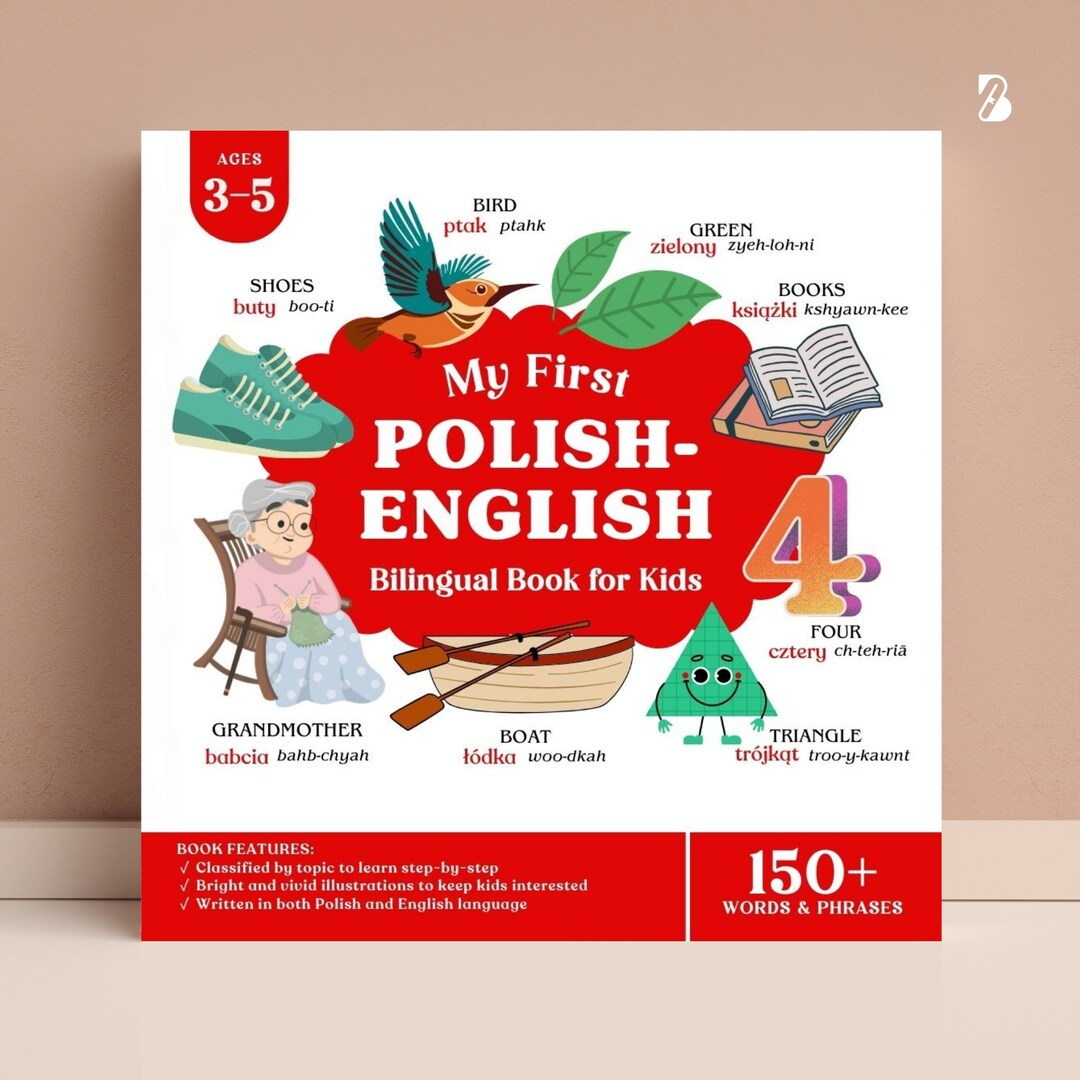 My First Polish Book Bilingual Polishenglish Book for Kids Learn Basic