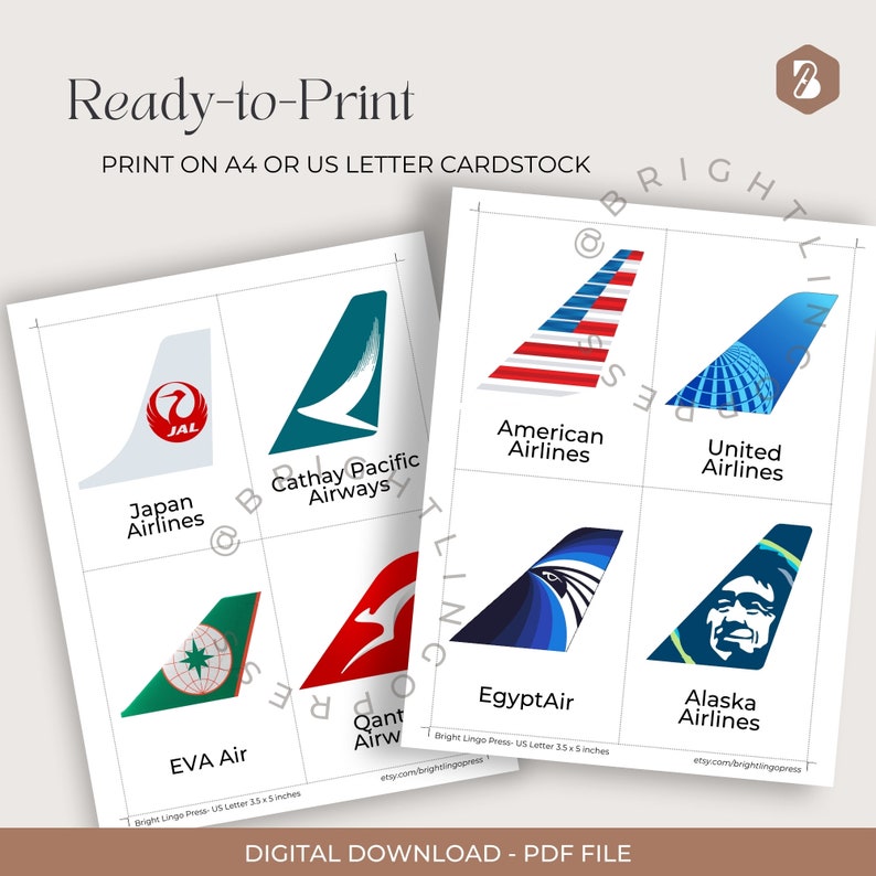 airlines-tail-logos-flashcards-54-cards-airline-logos-airplanes-tail