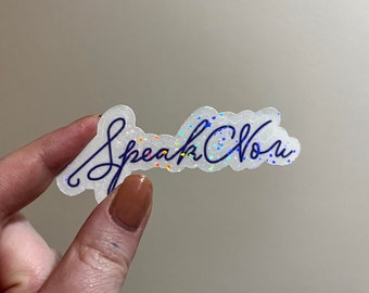 TS Speak Now Sticker, Holographic