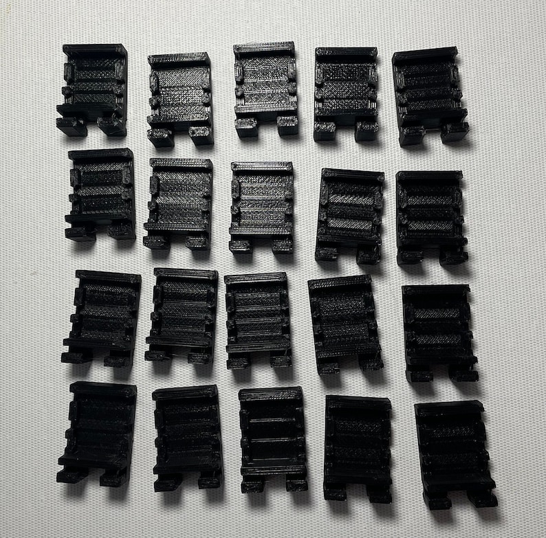 Scalextric Track Clips 100 Pack Clips to Match and Attach Scalextric ...