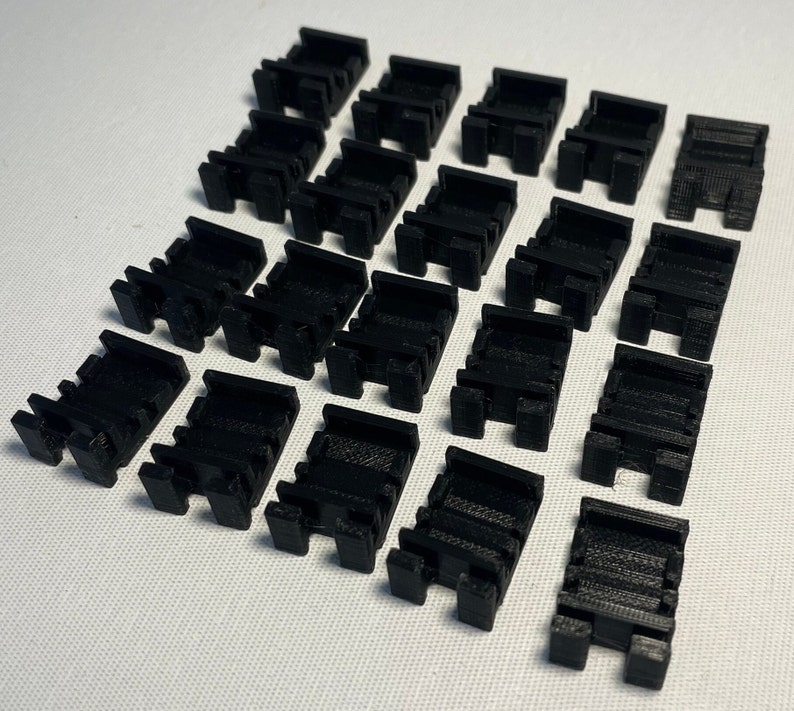 Scalextric Track Clips 50 Pack Clips to Match and Attach Scalextric