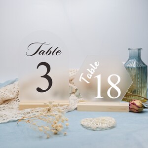 Table Numbers with Base, Seating Chart, Table Signs, Head Table, Party Table Decor, Wedding Signage, Minimalist Wedding, Modern Wedding