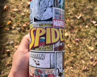 Spiderman Comic Tumbler, 20oz tumbler