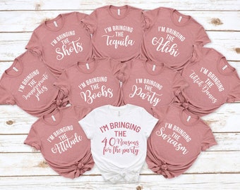 40th Birthday Shirt, 40th Birthday Party, 40th Birthday Gift, Birthday Party Tee, Funny Birthday Group Tshirts, 40th Birthday Gift for Women