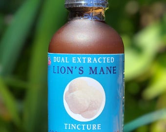 Tintura de Juba de Leão Orgânica 2oz | Suporte Cognitivo