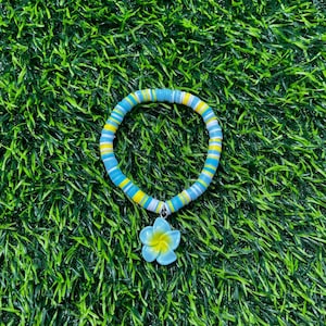 Blue Flower Bracelet