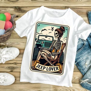 Jeep Liebhaber Tarot Karte T Shirt