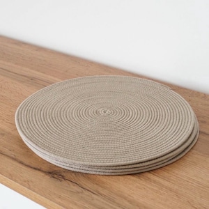Custom Cotton Rope Coasters Placemats – 90 Colors image 13