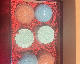 6 bath bombs box