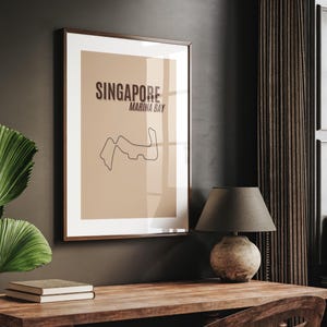 F1 racebaan poster set van 10, formule 1 kunst aan de muur, modern motorsport decor, Grand Prix-circuitkaart wordt afgedrukt, digitale download