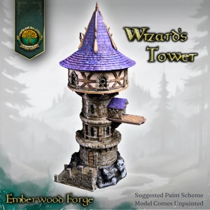 Wizard’s Tower | Celestial Library | DnD | Dungeons & Dragons | Pathfinder | Tabletop Miniature | RPG | Wargaming | Terrain | Fantasy