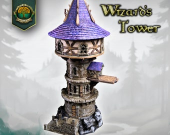 Wizard’s Tower | Celestial Library | DnD | Dungeons & Dragons | Pathfinder | Tabletop Miniature | RPG | Wargaming | Terrain | Fantasy