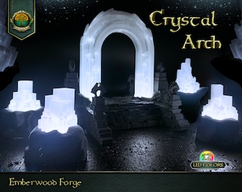 Crystal Arch | DnD | Dungeons & Dragons | Celestial Astral Plane | Ocean Cave | Under Dark | Cavern | Miniature | RPG | Wargaming | Terrain