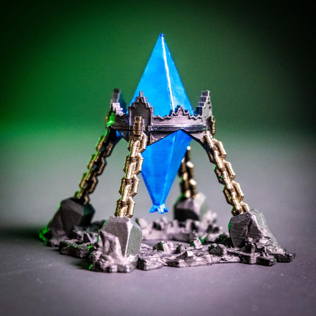 Floating Crystal | 3D Printed Dnd Scatter Terrain - Etsy