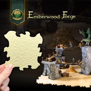 Sand Tiles | Multipack | Dungeon Tiles | DnD | Dungeons & Dragons | Tabletop Miniature | RPG | Terrain | Emberwood Forge | 28mm | Fantasy