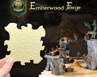 Sand Tiles | Multipack | Dungeon Tiles | DnD | Dungeons & Dragons | Tabletop Miniature | RPG | Terrain | Emberwood Forge | 28mm | Fantasy