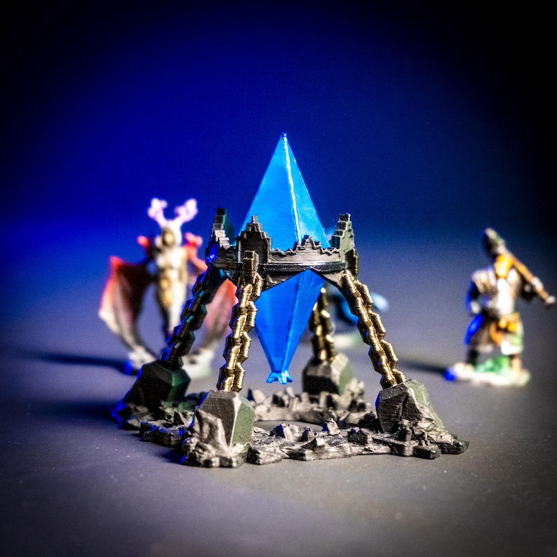 Floating Crystal | 3D Printed Dnd Scatter Terrain - Etsy