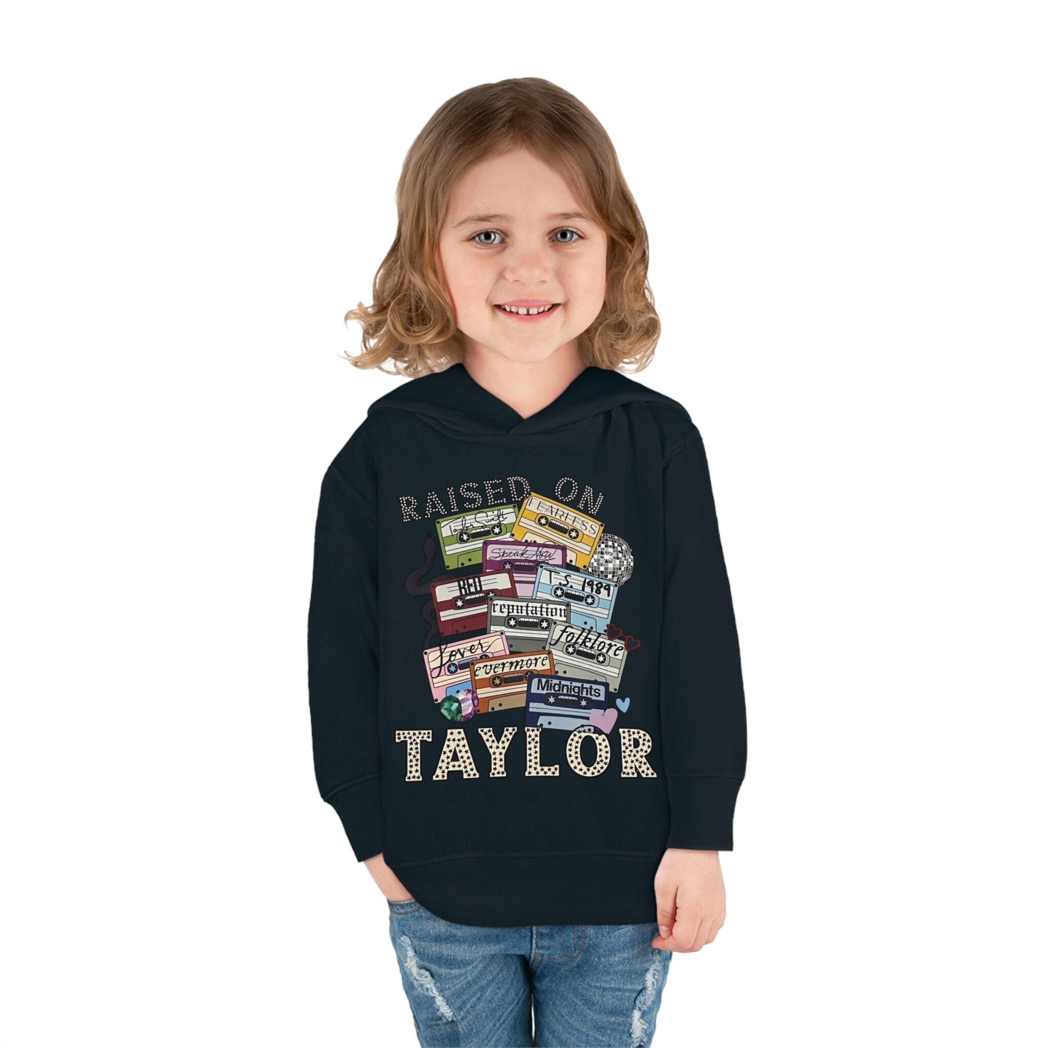 Kids Taylor Swift Sweatshirt Adult Taylor Swiftie Shirt Sweater Hoodie  Double Sided The Eras Tour Merch Red Speak Now Fearless Folklore 1989  Reputation Midnights - Laughinks