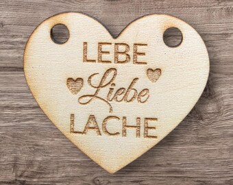 Small wooden signs/tags for Raysin products/gifts/flowers etc.