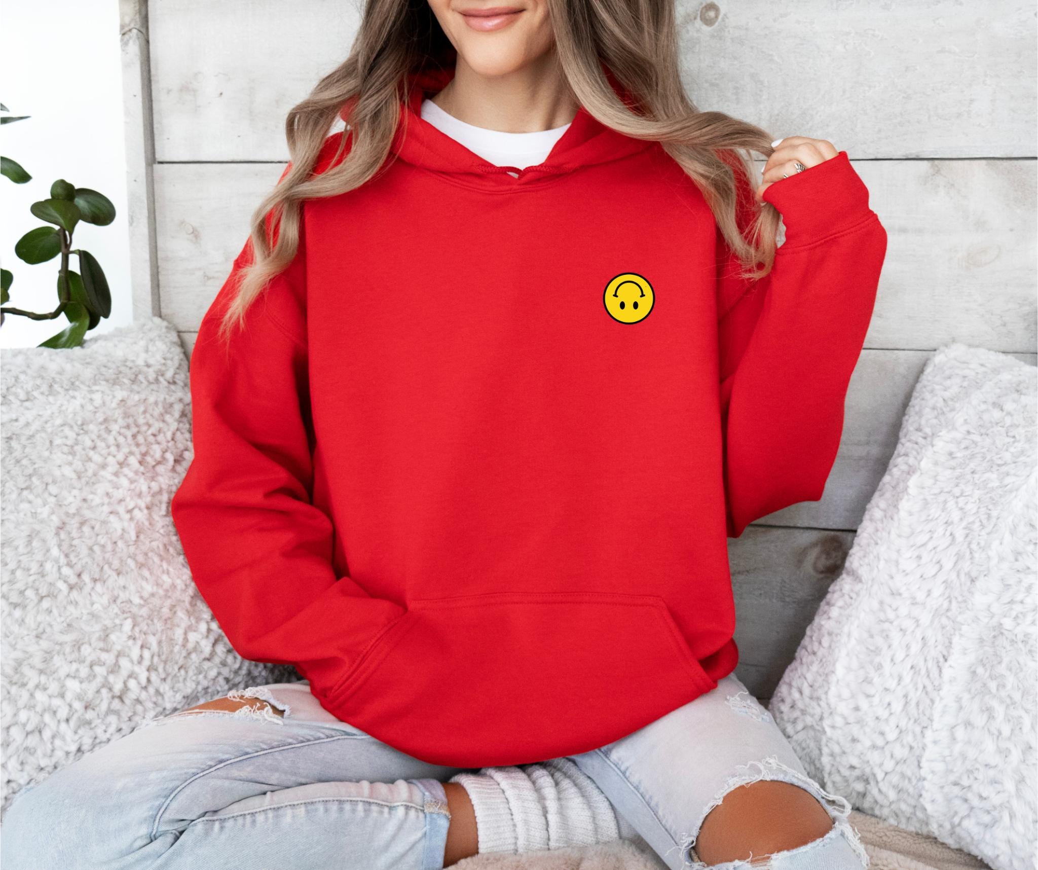 Sweat vintage Havana fille 14 crème avec broderie visage