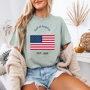 Comfort Color 1717, Gulf of America shirt, Gulf of America Trump Tshirt, Trump ocean Shirt, Trump funny tee, MAGA shirt, Republican tee
