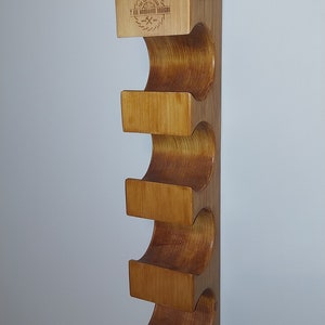 Wooden wine/bottle rack/holder zdjęcie 6