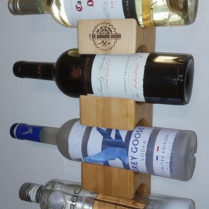 Wooden wine/bottle rack/holder zdjęcie 3