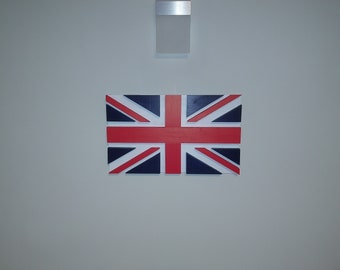 Union Jack flag wall art