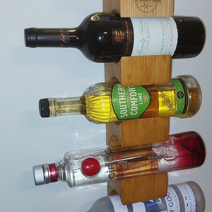 Wooden wine/bottle rack/holder zdjęcie 2