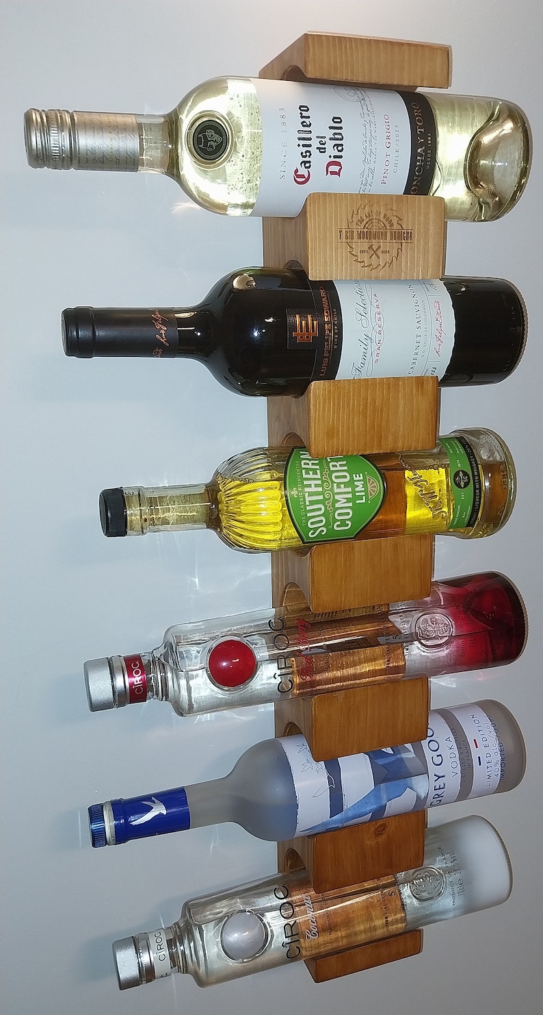 Wooden wine/bottle rack/holder zdjęcie 2