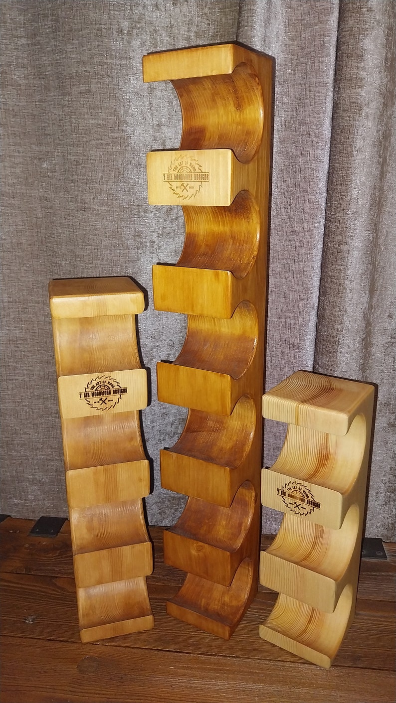 Wooden wine/bottle rack/holder zdjęcie 1