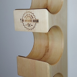 Wooden wine/bottle rack/holder zdjęcie 5