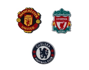 EPL Soccer Manchester Chelsea Liverpool Crocs Shoe Charm