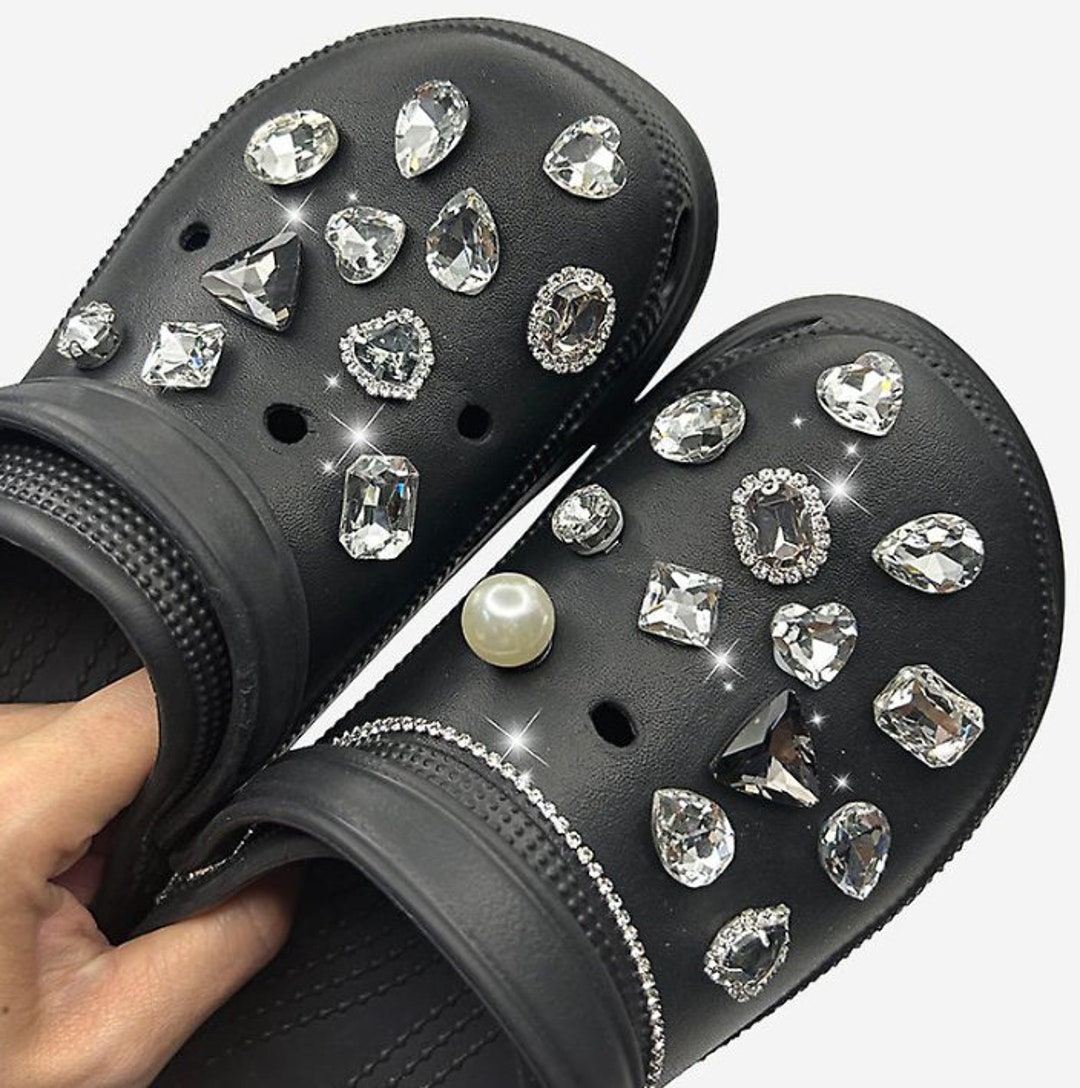 Diamond Gem Bling Shoe Crocs Charm Etsy Australia