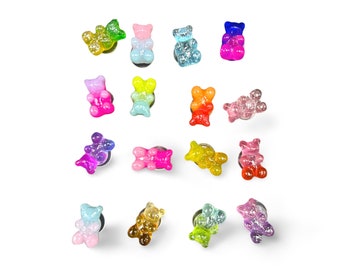 Glitter Gummy Bear Crocs Shoe Charm