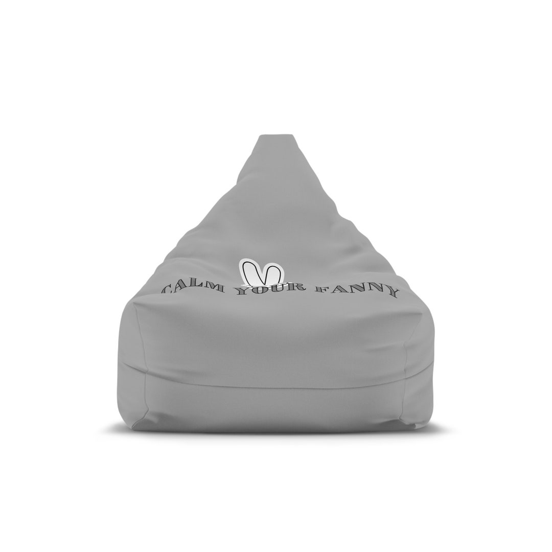 Grey Bean Bag Chair Cover Etsy