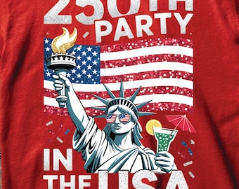 Art de la célébration America 250 • Sublimation du 4 juillet • Clipart PNG Liberty