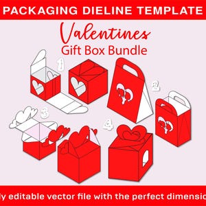 Modello di bundle SVG per scatola regalo a forma di cuore / Scatola di cioccolatini per marito o fidanzato / Scatola dell'amore con coperchio per San Valentino / Design della scatola dei regali di San Valentino