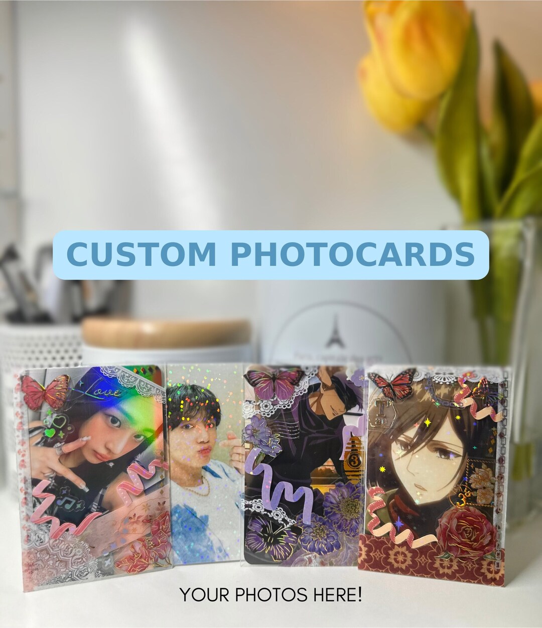 CUSTOM PVC Photocard - Etsy