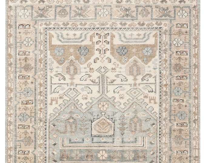Pottery Barn Nicolette Hand Knotted Rug for Living Room, Bedroom