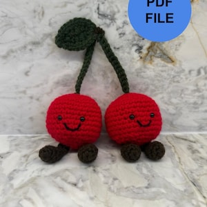 Jellycat Amuseables Cherries Inspired Crochet Pattern