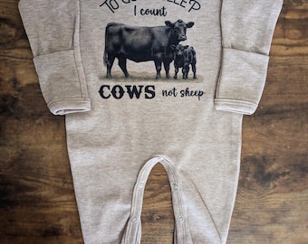 Cows to Sleep Infant Pajamas/Gown
