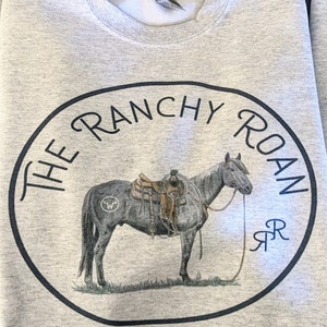 The Ranchy Roan Logo Shirt - ASH GRAY