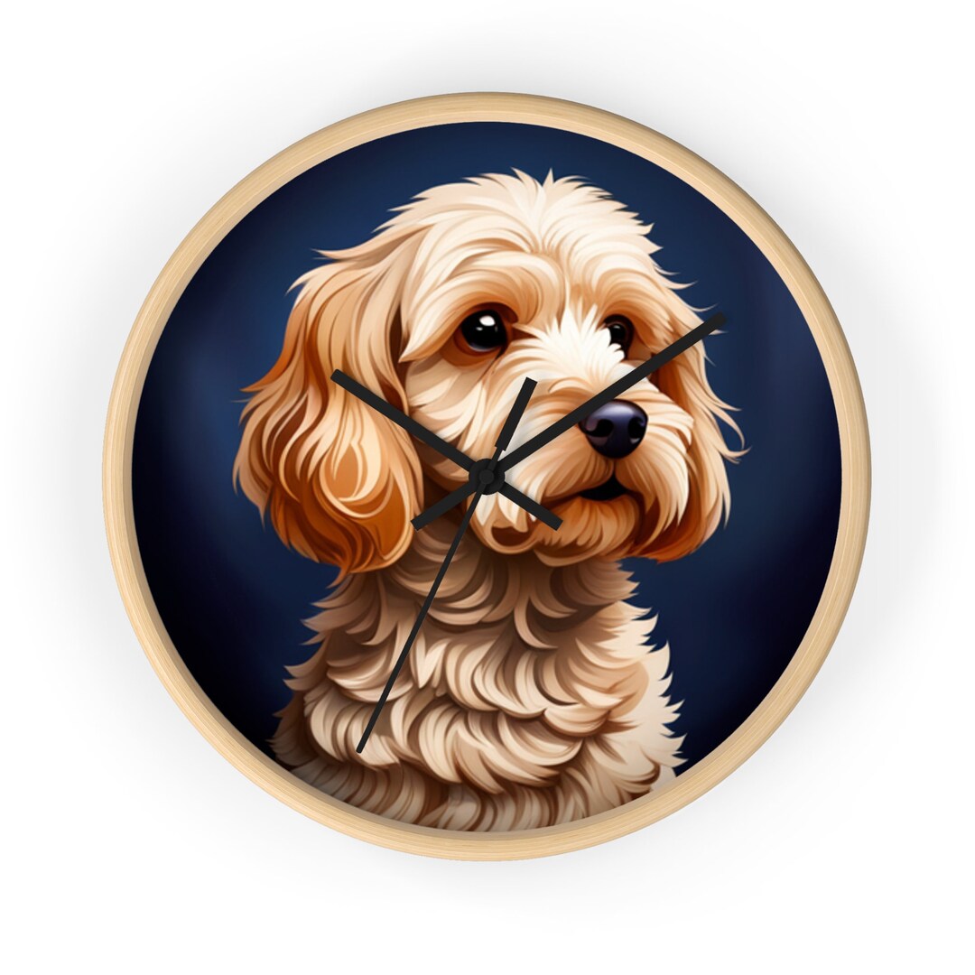 Cockapoo Wall Clock Etsy