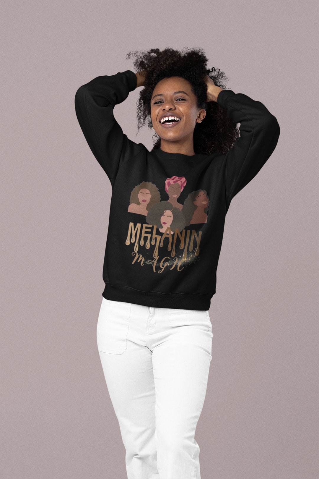 Melanin Sweatshirt, Black Girl Magic Sweatshirt, Black Culture, Black