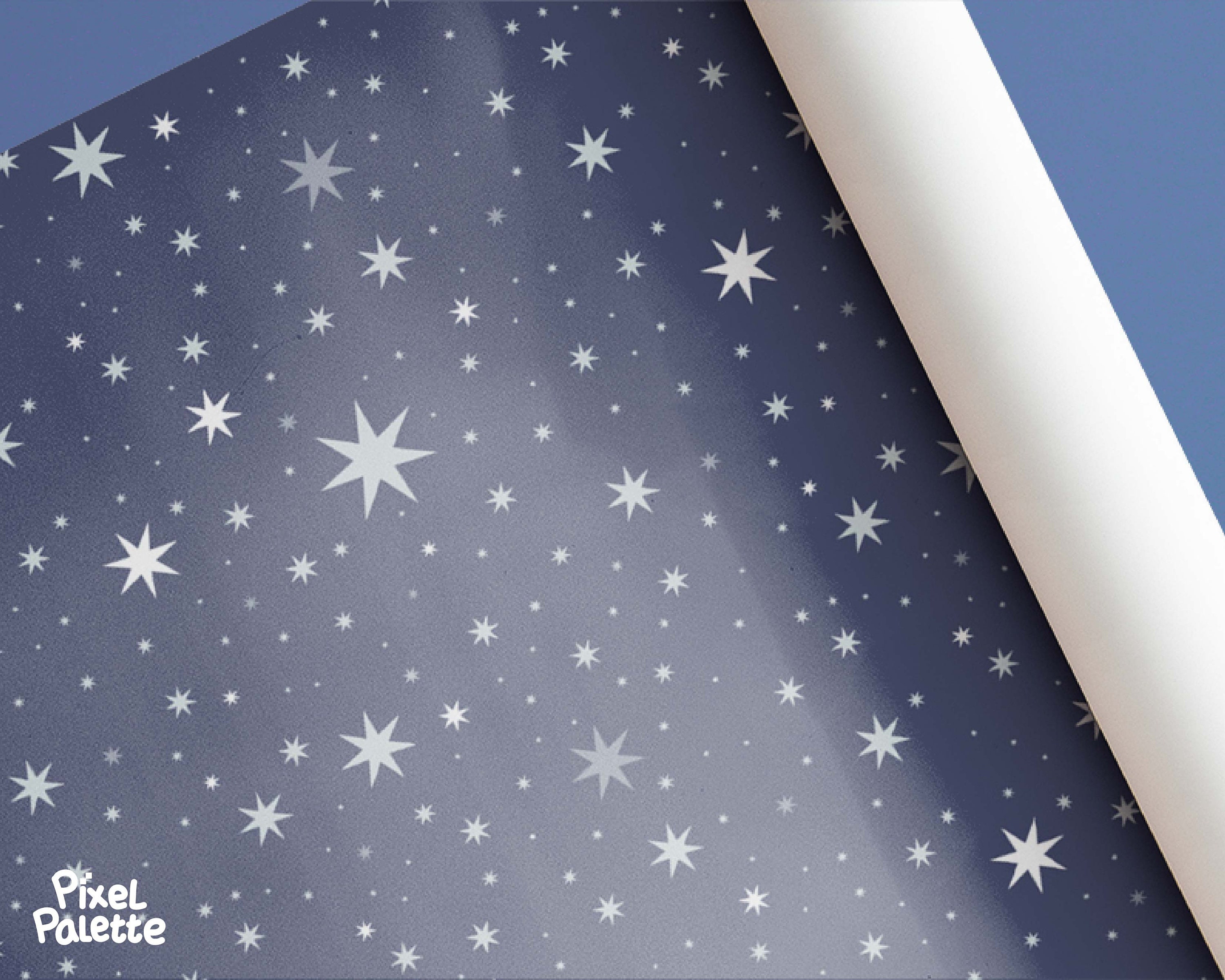 Starry Night Digital Paper Set, Seamless Textures, Patterns ...