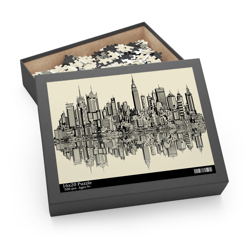 New York City Puzzle 120, 252, 500piece Etsy